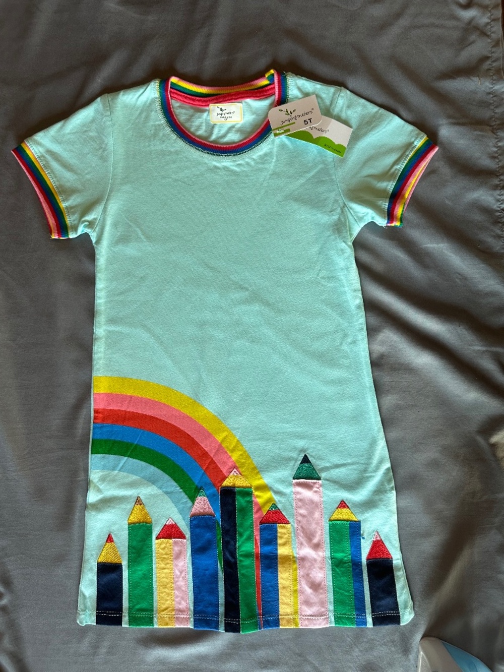 Rainbow pencil dress